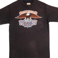 VINTAGE HARLEY DAVIDSON TEE SHIRT EARLY 1980S SIZE MEDIUM MADE IN USA