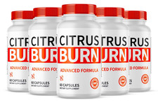  5Pack Citrus Burn Advanced Energy  Fitness Supplement CitrusBurn 300 Capsules