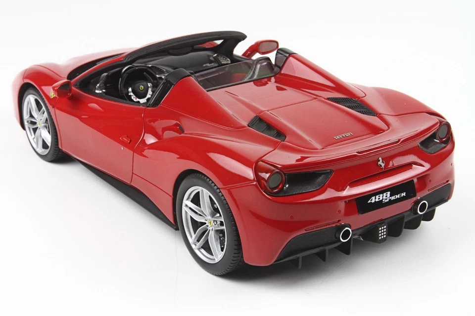 P18120A - 1/18 - BBR Ferrari 488 Spider Rosso Tristrato 2015 - Limited 288 pcs - Immagine 4 di 4