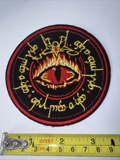 SUMMONING SHAPED EMBROIDERED PATCH Mayhem
