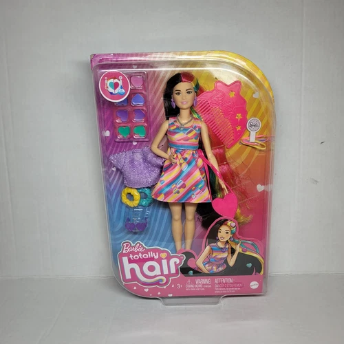 2021 Barbie Totally Hair Fashion Doll with Accessories - Kira Face -#HCM90 -NIB