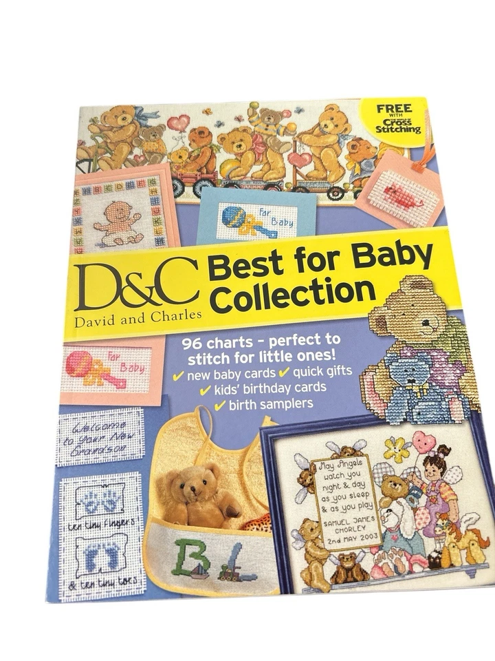 D & C Cross Stitch Chart Book - D&C  BEST FOR BABY COLLECTION     96 Charts - Image 1 of 1