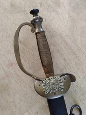 GERMAN SWORD RARE IMPERIAL PRUSSIAN POSTDEGEN PRE WW1 w/Scabbard