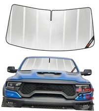 Windshield Sun Shade for Ram 1500 2019-2025 with 5 Inch Wide Sensor. Full