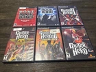 PS2 Game Lot x6 Games -w/ CIB Manuals Tested PlayStation 2 Guitar Hero/Rock Band