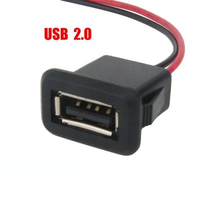 USB 2.0 Buchse Power Jack 2Pin 4Pin PH2.0 Ladebuchse Kabel Stecker UK