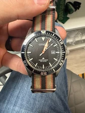 Citizen Promaster Diver Eco-Drive 200m Screw-Down Crown Black Dial Runs