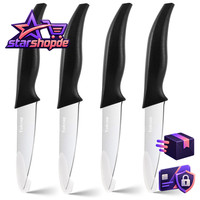 GemüSemesser Obstmesser Set 4 StüCk SchäLmesser KlingenläNge 10CM