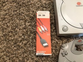 Sega Dreamcast Console System HKT-3020 With 2 Controllers &  Memory Card TESTED!
