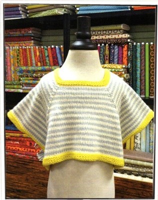 Imagine Knit Designs Knitting Pattern ''Sandcastle'' Top Down Top Baby Child