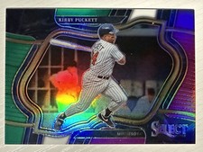 Kirby Puckett 2023 Panini Select Diamond Level Green White Purple Prizm 21/25