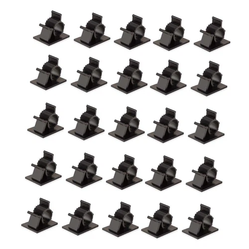 100PCS Self Adhesive Wire Holders Adjustable Cords Organizer Clamp Cord9586