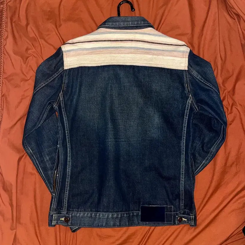 Visvim Patchwork Denim Jacket with Blanket Detail… - image 1