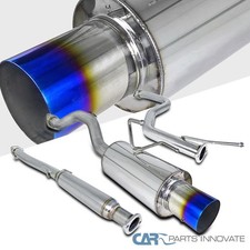 Fits 92-95 Civic 24 Dr 96-00 Ex Si Ss Burnt Tip Catback Exhaust Muffler System Fits 92-95 Civic 24 Dr 96-00 Ex Si Ss Burnt Tip Catback Exhaust Muffler System