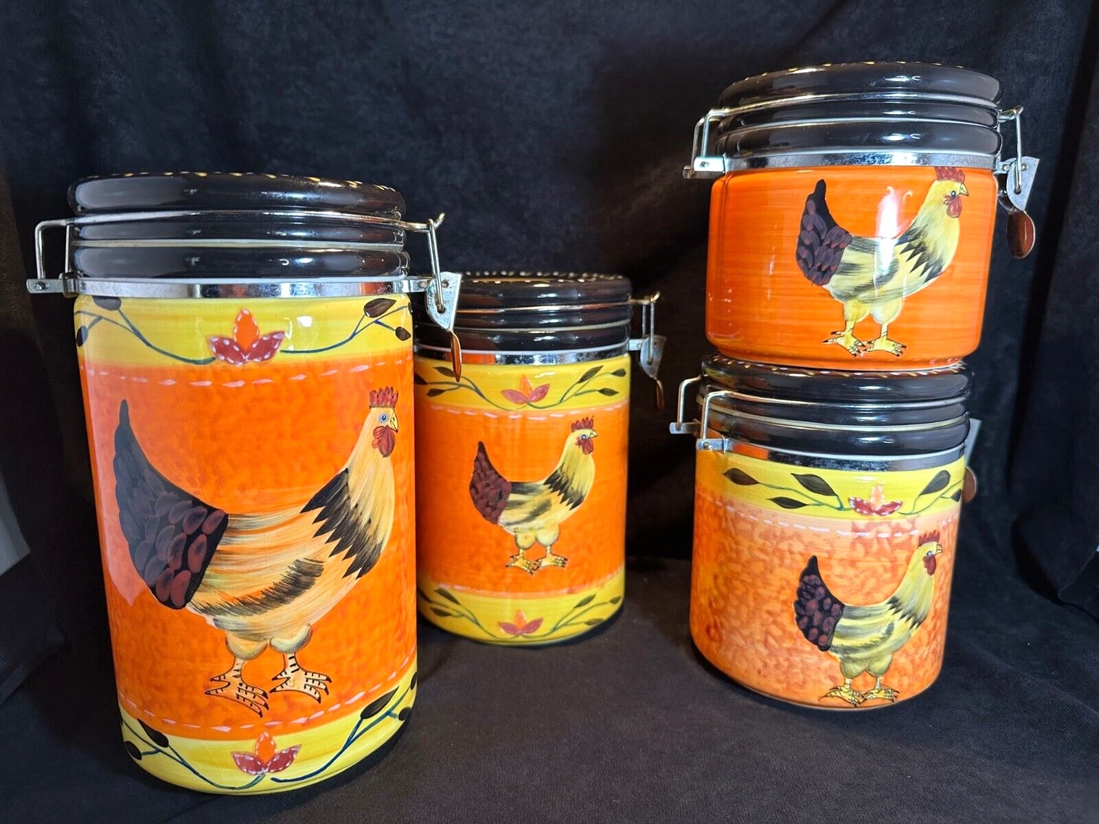 La Dolce Vita Tuscan Rooster Canister - Thumbnail 2