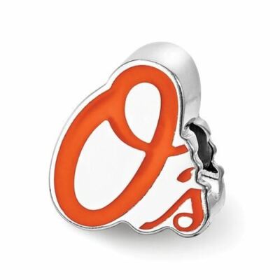 SS Baltimore Orioles emaillierte Perle