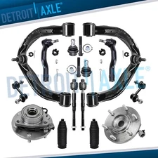 14pc Front Upper Control Arm Wheel Hub for Infiniti QX56 Nissan Armada Titan 4WD