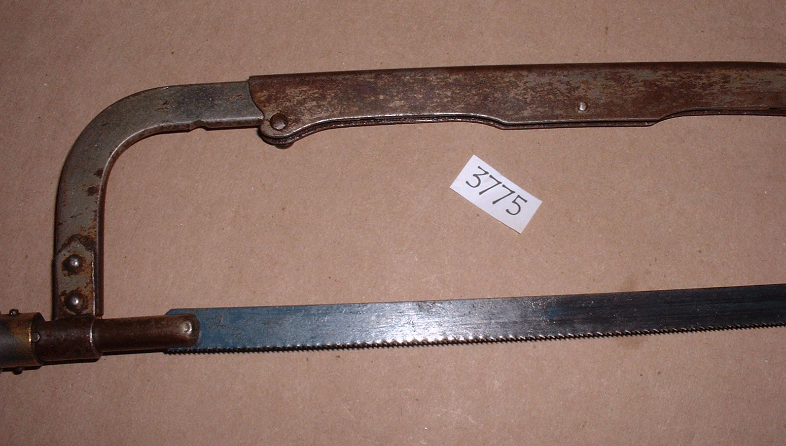 Millers Falls No. 9 Star Vintage Hacksaw w/ Bat Wing Adjuster Nut (Made