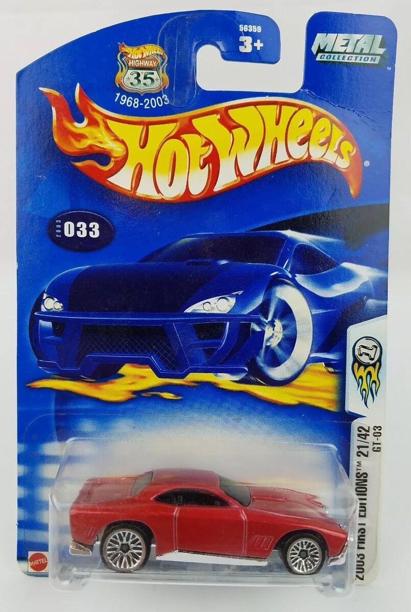 Hot Wheels First Editions 2003-033 GT-03 Metal Flake Red GTO Hot Wheels First Editions 2003-033 GT-03 Metal Flake Red GTO