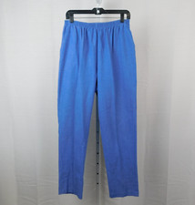 Blair Elastic Waist Comfort Pull-On Straight Leg Casual Pants - 14, Blue 2286