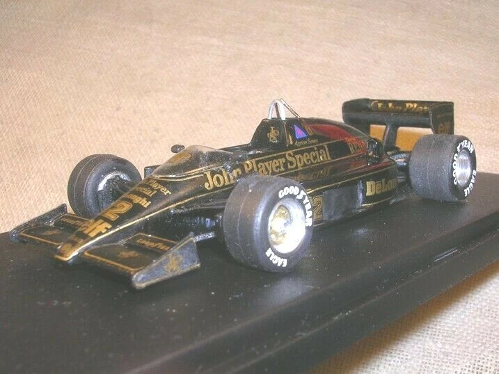 LOTUS RENAULT 98T JPS SPAGNA GP 1986 WINNER AYRTON SENNA TAMEO 1/43 TRUE - Immagine 2 di 4