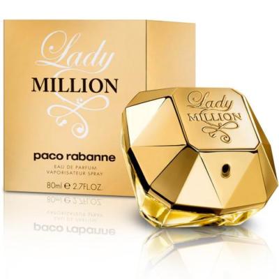 PACO RABANNE LADY MILLION 80ML EAU DE PARFUM SPRAY BRAND NEW SEALED  UK