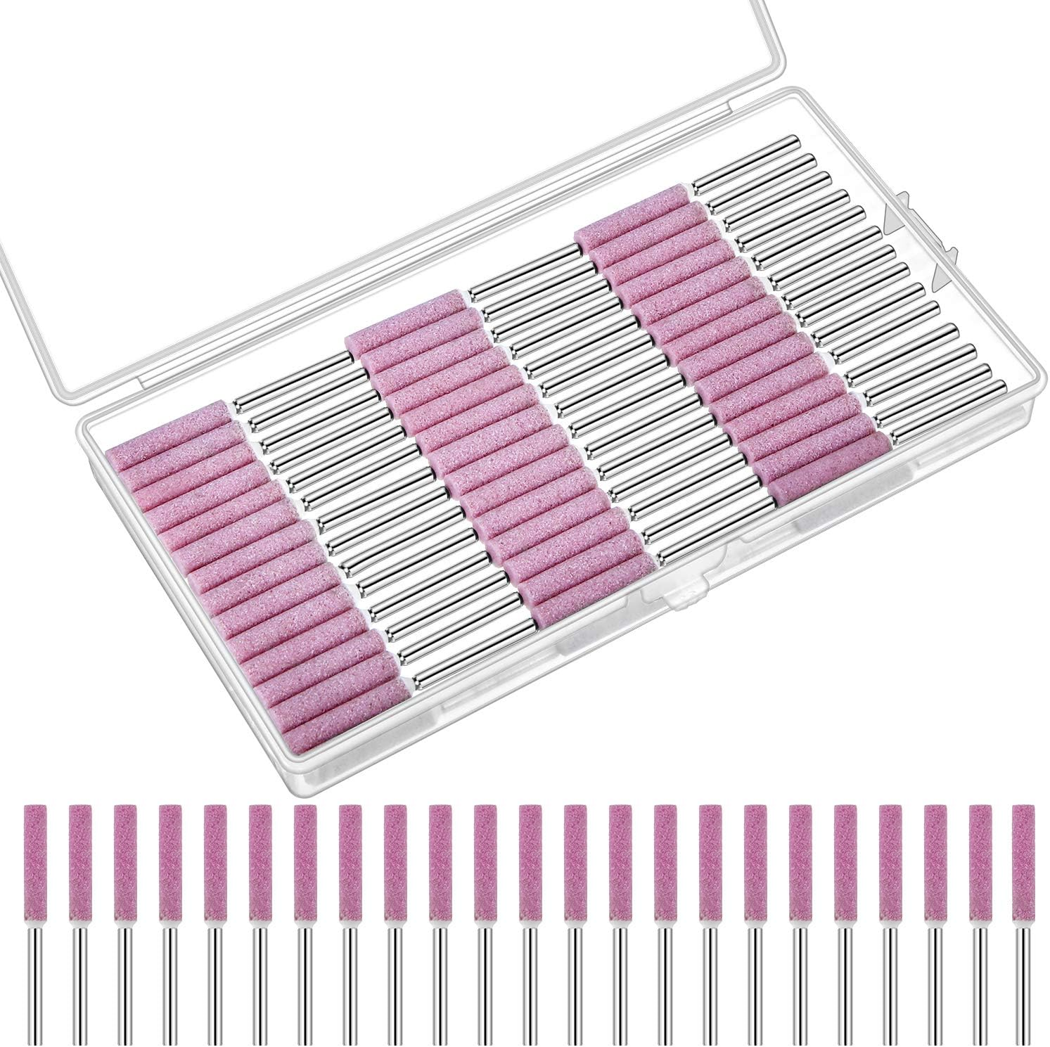 50-Piece Chainsaw Sharpener Bit Set with Case for Precision Sharpening and Maintenance