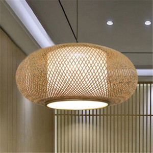 rattan ceiling pendant