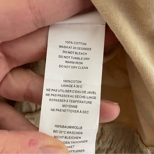 Nasty Gal Women's Size:4 Tan Elastic Waist Tiered Maxi Skirt Cottagecore Boho - Picture 5 of 7