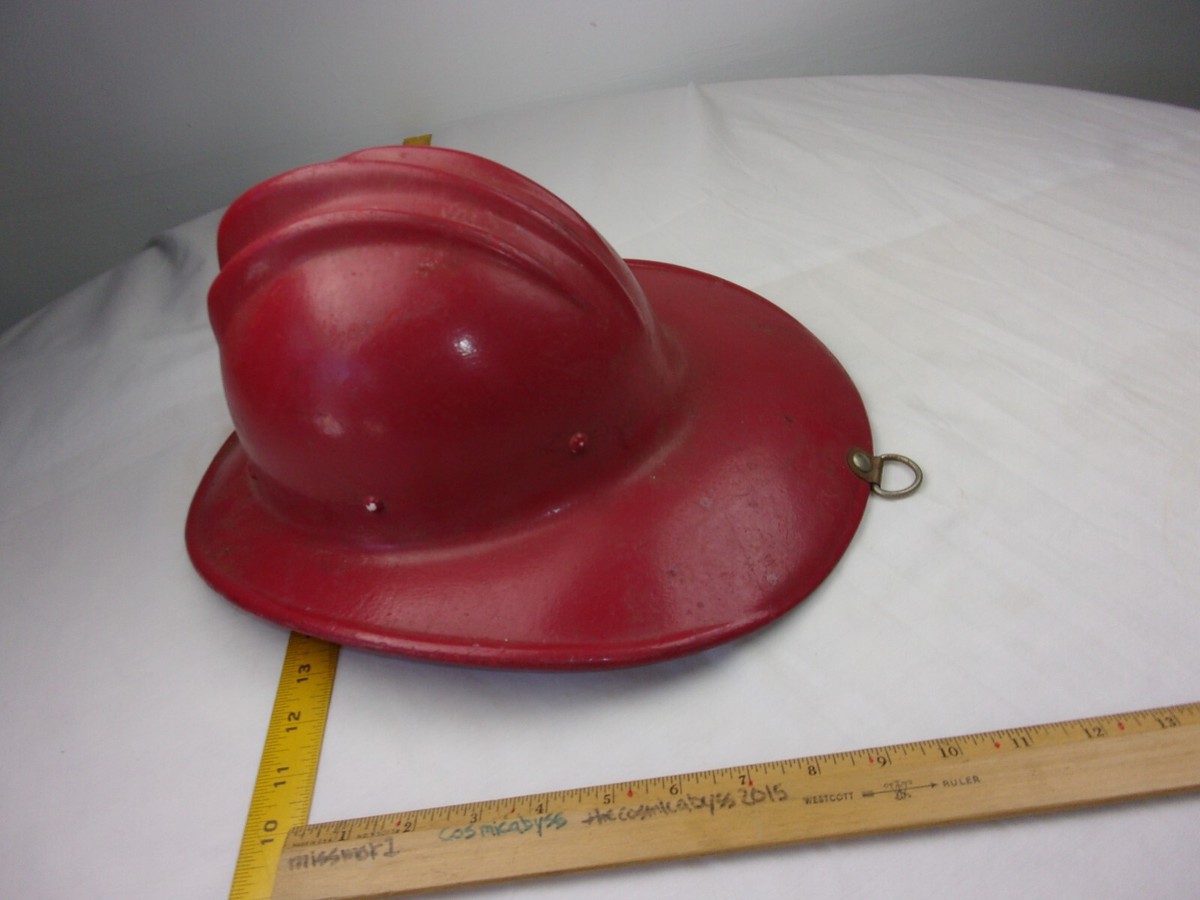 Dallas Fort Worth Fire Captains helmet firemans Vintage Hard