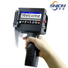 Portable Handheld Inkjet Printer 4.3'' Touch ScreenRechargeable Quick-Drying
