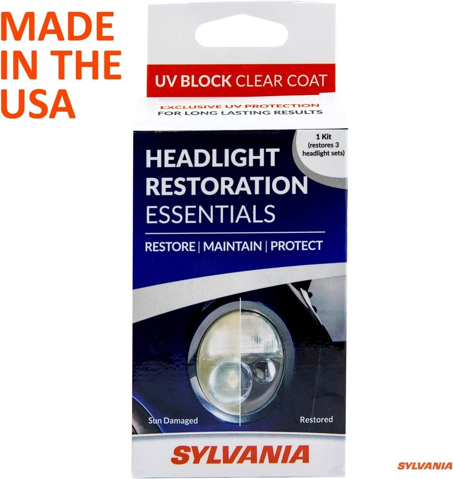 Headlight Restoration Essentials Kit UV Block Clear Coat eBay