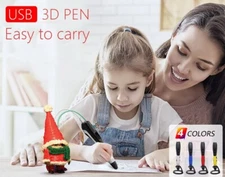 High Quality 3D Pen 3D Printing Pen ABS And PLA Filament 1.75mm USB Output Low