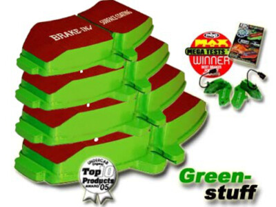 EBC Bremsbeläge Greenstuff Hinten für Seat Alhambra Passat Sharan Tiguan DP22004
