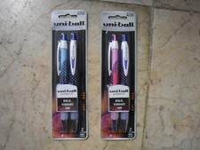 2 X 2Pk Uni-ball Assorted Gel Pens 0.7mm Medium Pink, blue , light blue Purpl