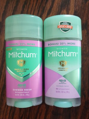 2 - Mitchum Women 48hr Shower Fresh Gel Antiperspirant Deodorant 2.8oz