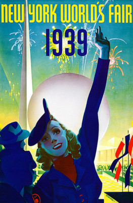 New York World's Fair - 1939 - Promotional Advertising Poster | eBay