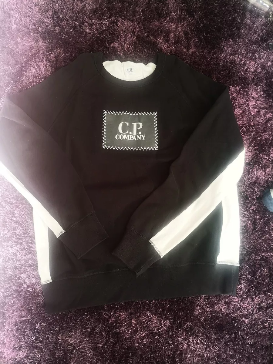 Mens black shop cp company jumper