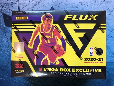 2020-21 Panini FLUX NBA Basketball Trading Card Mega Box Factory Sealed