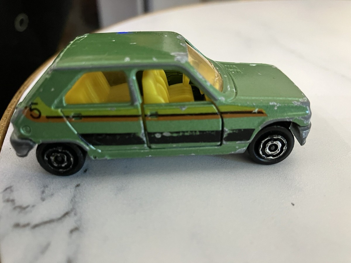 Majorette Renault 5 No. 280 Ech 1/51 Green Made In France | eBay