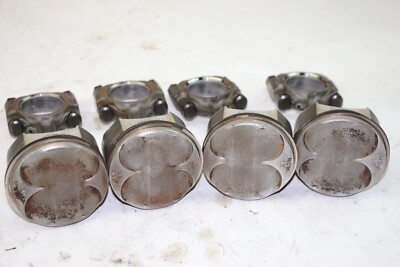 2002 2013 Honda  Interceptor VFR800 Engine Motor Pistons Connecting Rods SET