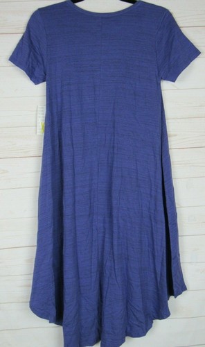 Lularoe Damen Carly lila mit schwarz meliert Kleid Größe XXS Neu mit Etikett - Bild 3 von 3