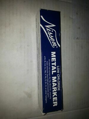 NISSEN LOW CHLORIDE METAL MARKER WHITE 5/64