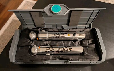 Ashley Eckstein Signed Ahsoka Light Saber Hilts - Legacy Saber Dual Clone Wars