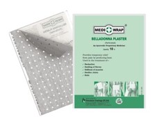 Mediwrap Belladonna Plaster Set of 10 Plasters - Herbal Pain Relief Patch