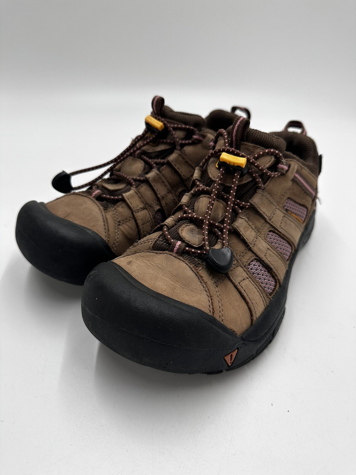 Scarpe da trekking da donna Keen taglia 5 marroni marrone marrone marrone chiaro all'aperto resistenti
