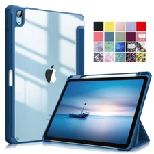 Hybrid Slim Case for iPad Air 11-inch M2 (2024) Shockproof Cover w Pencil Holder