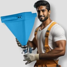 New! Fits Avanti 2 Gallon, Gravity Feed Texture Spray Gun - Includes 3 Nozzle S