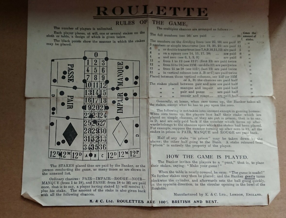 K & C London Vintage Bakelite Roulette Wheel eBay