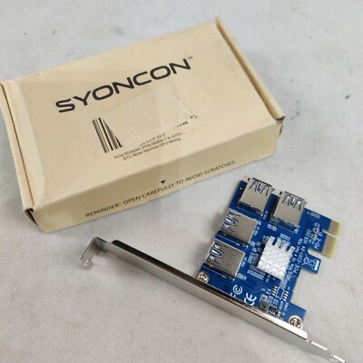 SYONCON PCIe Multiplier, PCIe Splitter 1 to 4 PCIe x1